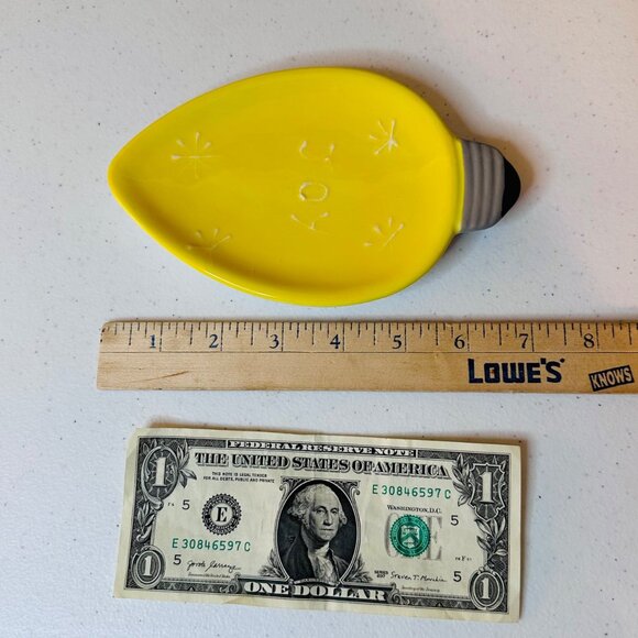 Holiday Christmas JOY tray Knickknack dish trinket tray Christmas candy dish - Picture 2 of 7